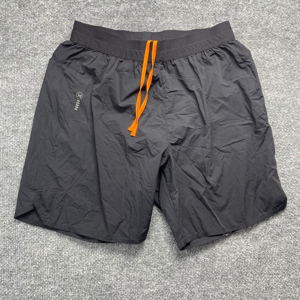 Roark Run Amok Mens Black Trail Running Shorts Size Medium 7 Inch Inseam